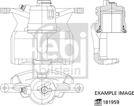 Febi Bilstein 181959 - Тормозной суппорт avtokuzovplus.com.ua