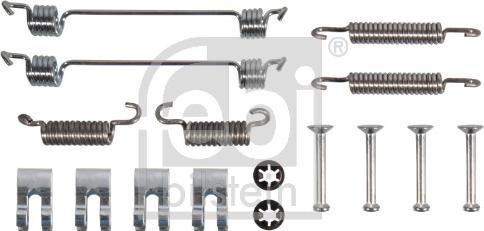 Febi Bilstein 182283 - Комплектующие, барабанный тормозной механизм autodnr.net