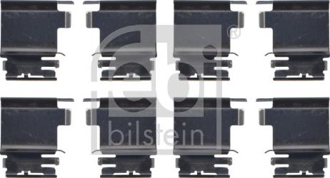 Febi Bilstein 182460 - Комплектуючі, колодки дискового гальма autocars.com.ua