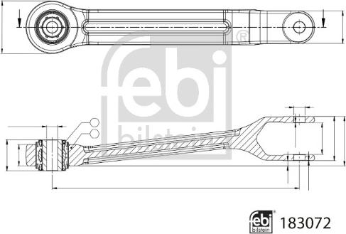 Febi Bilstein 183072 - Тяга / стойка, стабилизатор avtokuzovplus.com.ua