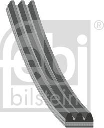 Febi Bilstein 183571 - Поликлиновой ремінь autocars.com.ua