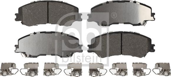 FEBI Bilstein 186397 - Гальмівні колодки, дискові гальма autocars.com.ua