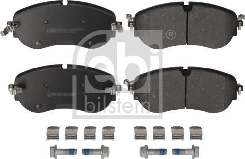 FEBI Bilstein 188191 - Гальмівні колодки, дискові гальма autocars.com.ua