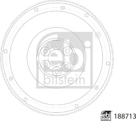 Febi Bilstein 188713 - Маховик autocars.com.ua