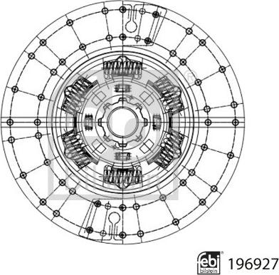 FEBI Bilstein 196927 - Диск зчеплення autocars.com.ua