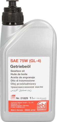 FEBI Bilstein 21829 - Трансмісійне масло autocars.com.ua