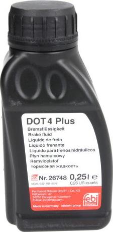 FEBI Bilstein 26748 - Гальмівна рідина autocars.com.ua