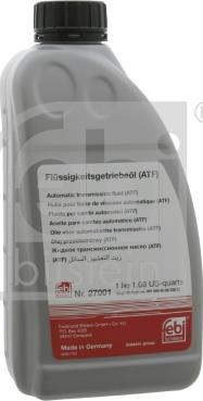 Febi Bilstein 27001 - Трансмиссионное масло autodnr.net