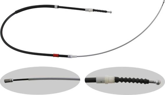 FEBI Bilstein 30766 - Трос, гальмівна система autocars.com.ua