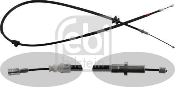 Febi Bilstein 33159 - Трос, гальмівна система autocars.com.ua