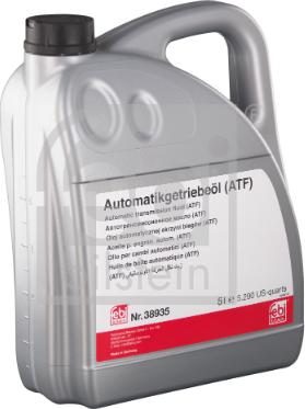 Febi Bilstein 38935 - Масло автоматической коробки передач autodnr.net