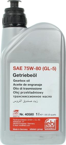 FEBI Bilstein 40580 - Трансмісійне масло autocars.com.ua