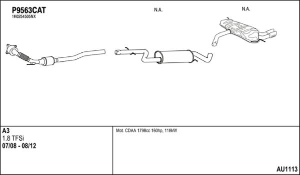 Fenno AU1113 - Система випуску ОГ autocars.com.ua