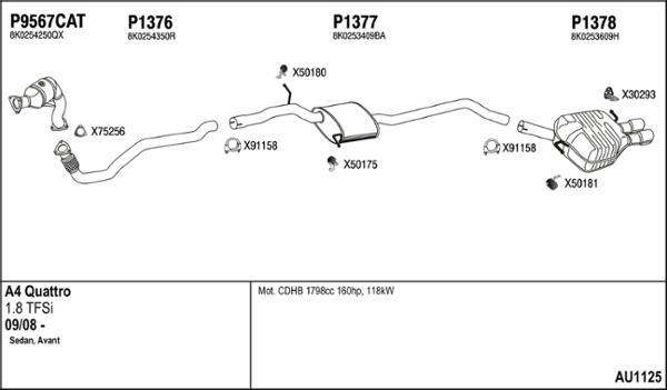 Fenno AU1125 - Система випуску ОГ autocars.com.ua