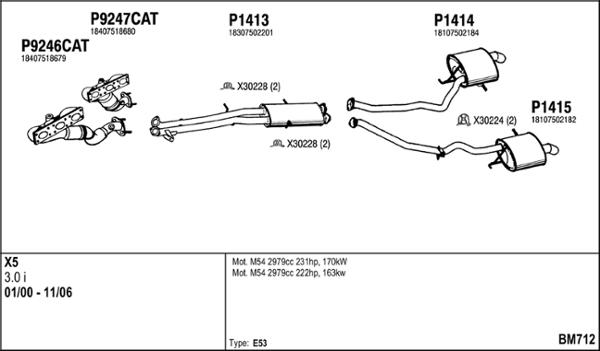 Fenno BM712 - Система випуску ОГ autocars.com.ua