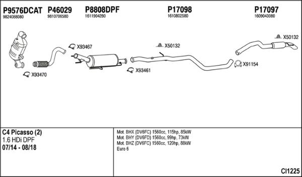 Fenno CI1225 - Система випуску ОГ autocars.com.ua
