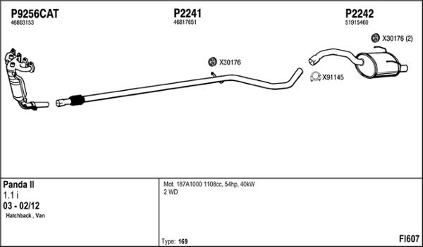 Fenno FI607 - Система випуску ОГ autocars.com.ua