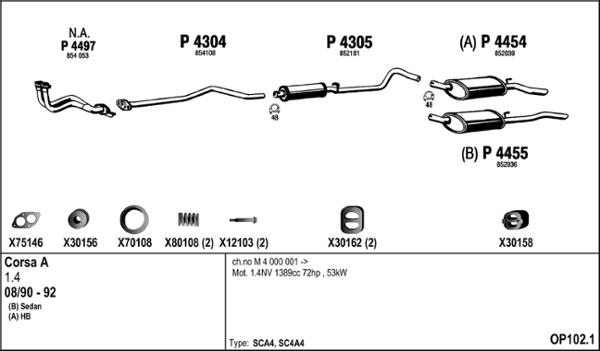 Fenno OP102.1 - Система випуску ОГ autocars.com.ua