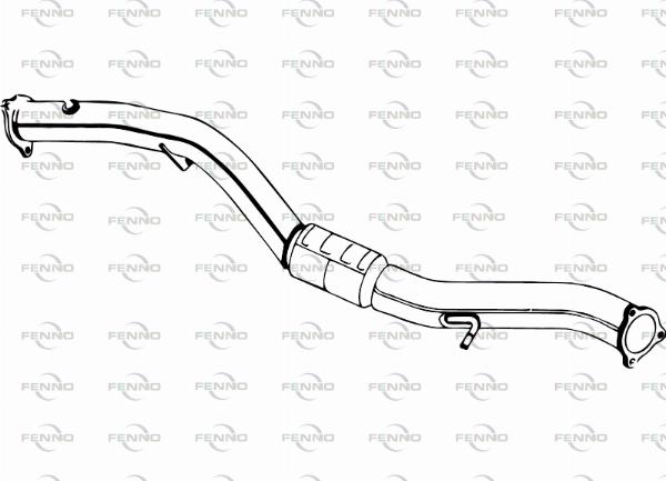 Fenno P11095 - Труба вихлопного газу autocars.com.ua