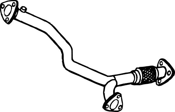 Fenno P1383 - Труба вихлопного газу autocars.com.ua