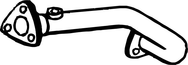 Fenno P1384 - Труба вихлопного газу autocars.com.ua