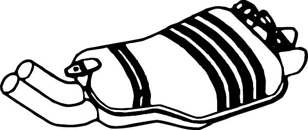 Fenno P1407 - Глушник вихлопних газів кінцевий autocars.com.ua