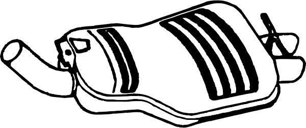 Fenno P1410 - Глушник вихлопних газів кінцевий autocars.com.ua