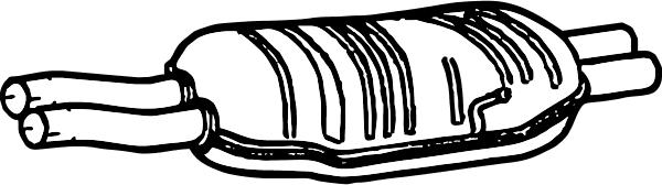 Fenno P1420 - Глушник вихлопних газів кінцевий autocars.com.ua