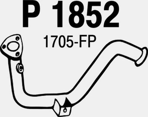 Fenno P1852 - Труба выхлопного газа autodnr.net