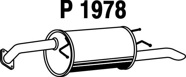 Fenno P1978 - Глушитель выхлопных газов, конечный autodnr.net