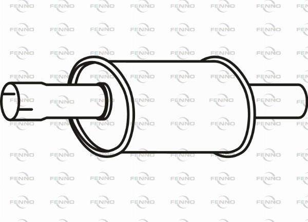 Fenno P23131 - Предглушітель вихлопних газів autocars.com.ua