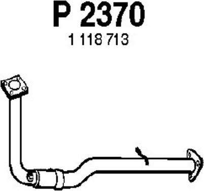 Fenno P2370 - Труба вихлопного газу autocars.com.ua