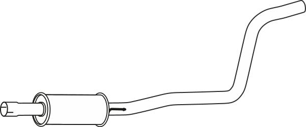 Fenno P29055 - Средний глушитель выхлопных газов avtokuzovplus.com.ua