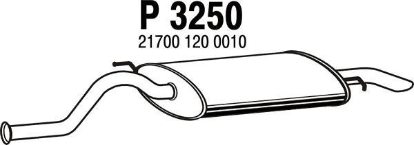 Fenno P3250 - Глушитель выхлопных газов, конечный autodnr.net