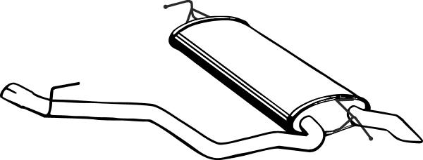 Fenno P3716 - Глушник вихлопних газів кінцевий autocars.com.ua