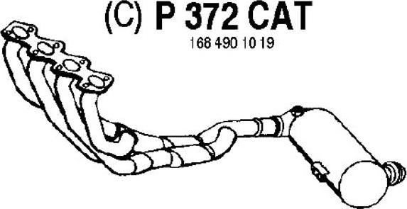 Fenno P372CAT - Каталізатор autocars.com.ua