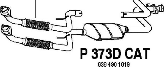 Fenno P373DCAT - Каталізатор autocars.com.ua