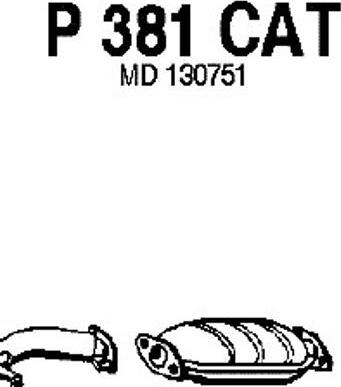 Fenno P381CAT - Каталізатор autocars.com.ua