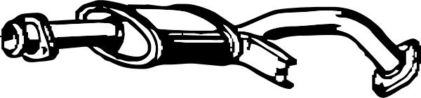 Fenno P3842 - Середній глушник вихлопних газів autocars.com.ua