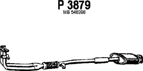 Fenno P3879 - Предглушітель вихлопних газів autocars.com.ua