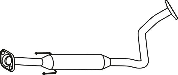 Fenno P41044 - Середній глушник вихлопних газів autocars.com.ua