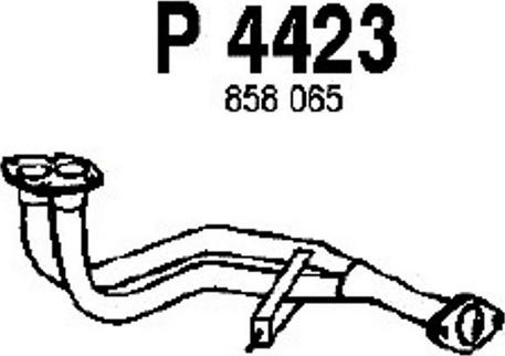 Fenno P4423 - Труба вихлопного газу autocars.com.ua
