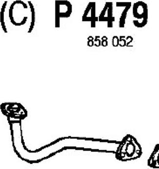 Fenno P4479 - Труба вихлопного газу autocars.com.ua