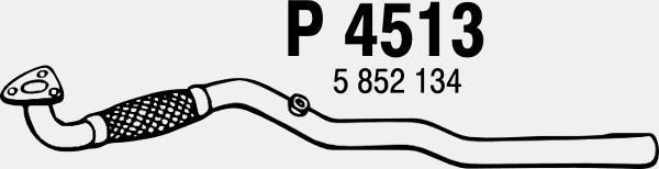Fenno P4513 - Труба вихлопного газу autocars.com.ua