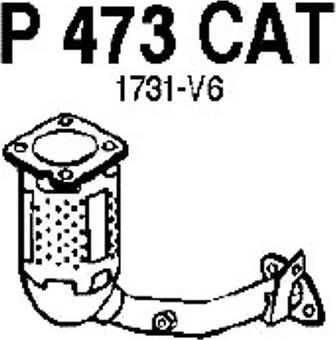 Fenno P473CAT - Каталізатор autocars.com.ua