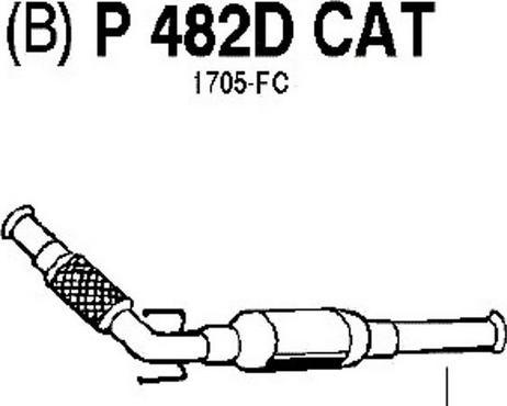 Fenno P482DCAT - Каталізатор autocars.com.ua