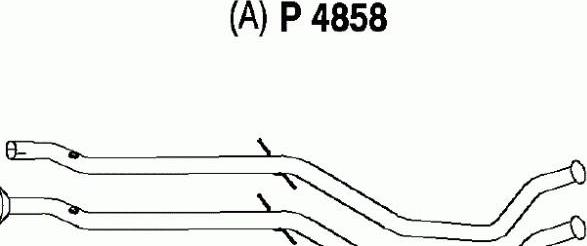 Fenno P4858 - Труба вихлопного газу autocars.com.ua