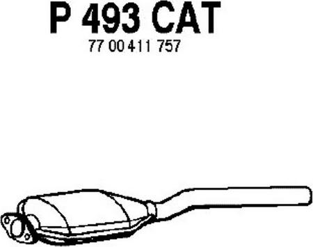 Fenno P493CAT - Каталізатор autocars.com.ua