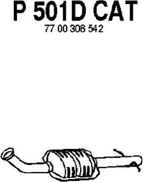 Fenno P501DCAT - Каталізатор autocars.com.ua