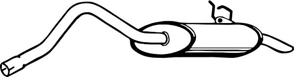 Fenno P5030 - Глушник вихлопних газів кінцевий autocars.com.ua